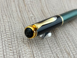 Pelikan R400 Green Stripes Circa 1985 Marked West Germany - Rollerball Pen