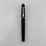 Cartier Diabolo Largest size Black matte Lacquer Silver Matte trim  - Fountain Pen