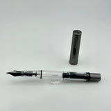 Jimmy's pick - Monteverde USA MP-1 Gray Satin clear barrel  - Fountain Pen