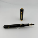 Nahvalur Nautilus Aubergine Ebonite gold trim  - Fountain Pen