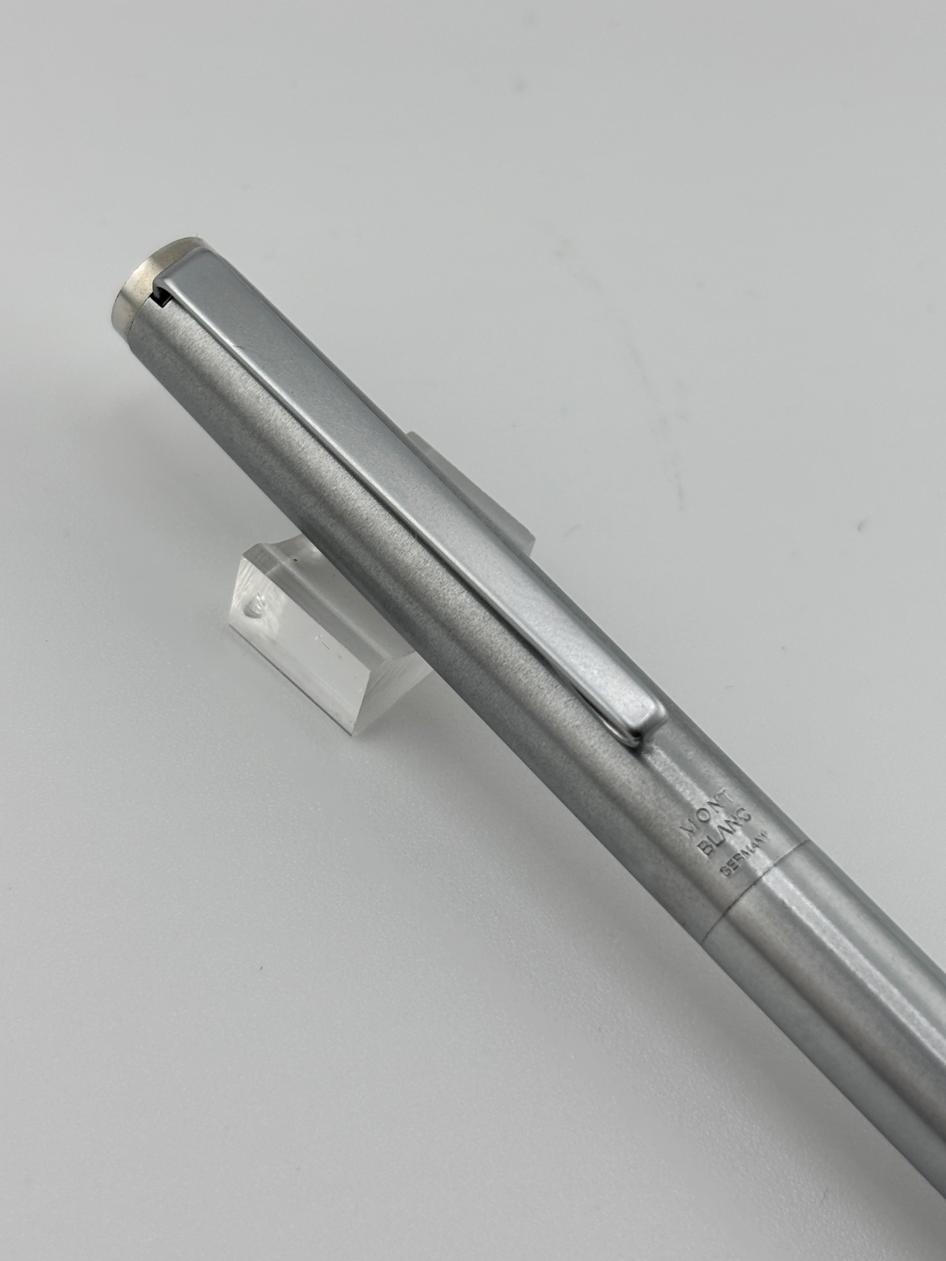 Montblanc stainless steel Slimline Roller Ball – Fountain Pen Hospital