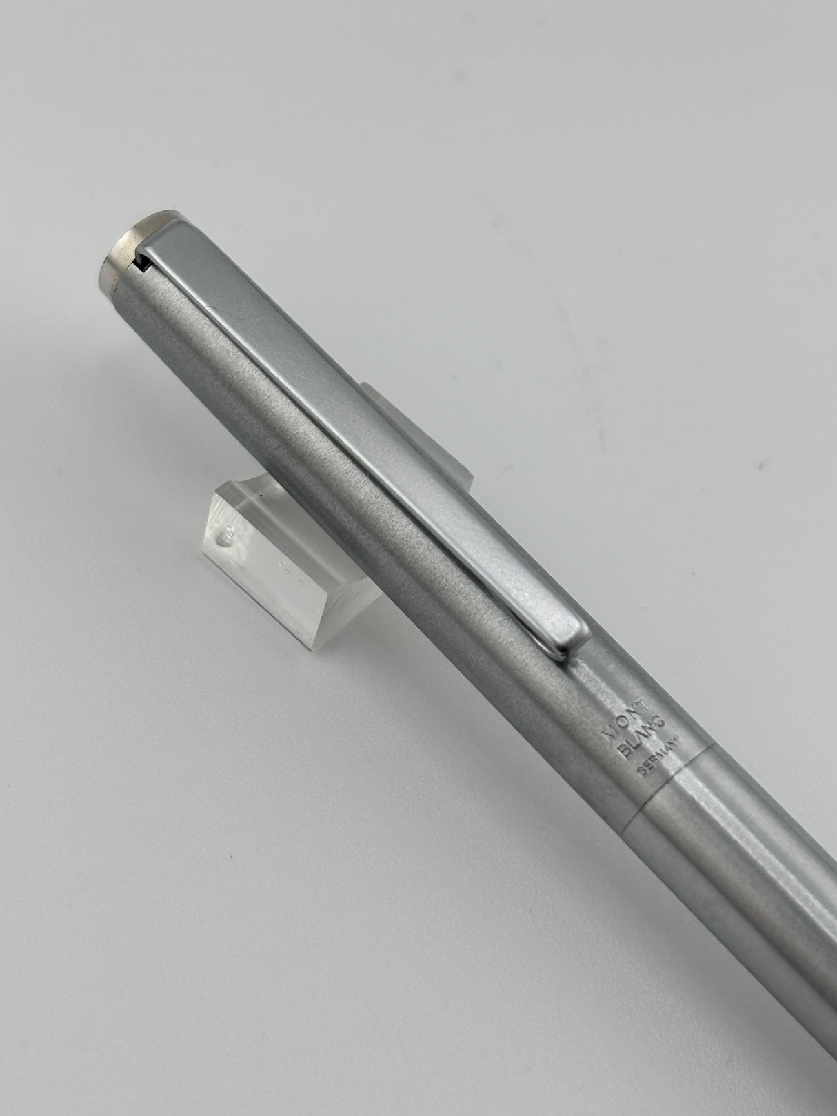 Montblanc stainless steel Slimline Roller Ball