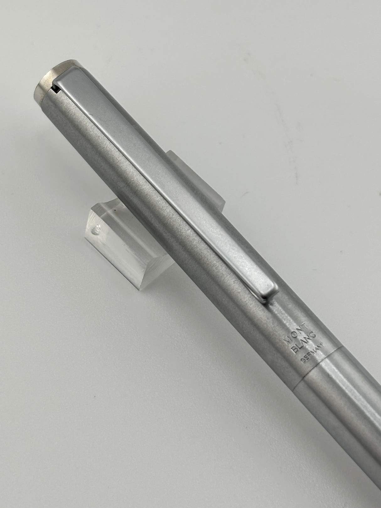 Montblanc stainless steel Slimline Roller Ball