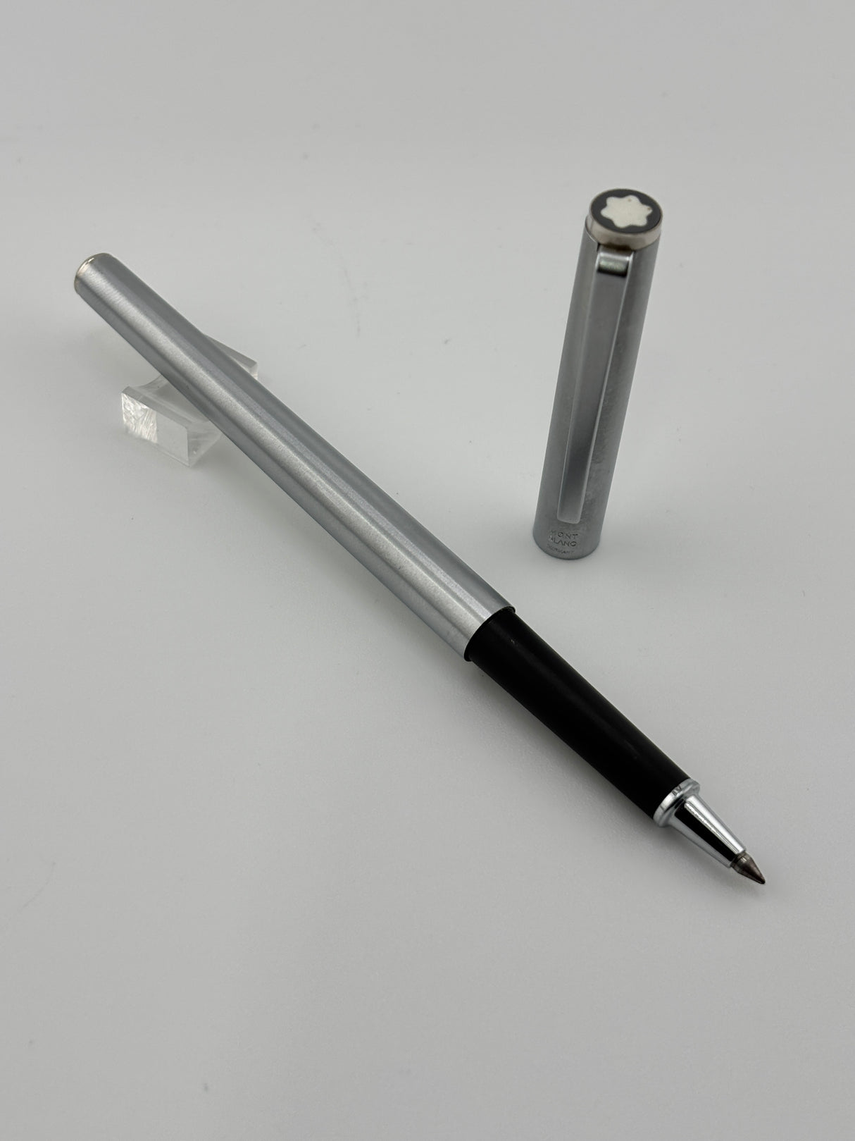 Montblanc stainless steel Slimline Roller Ball