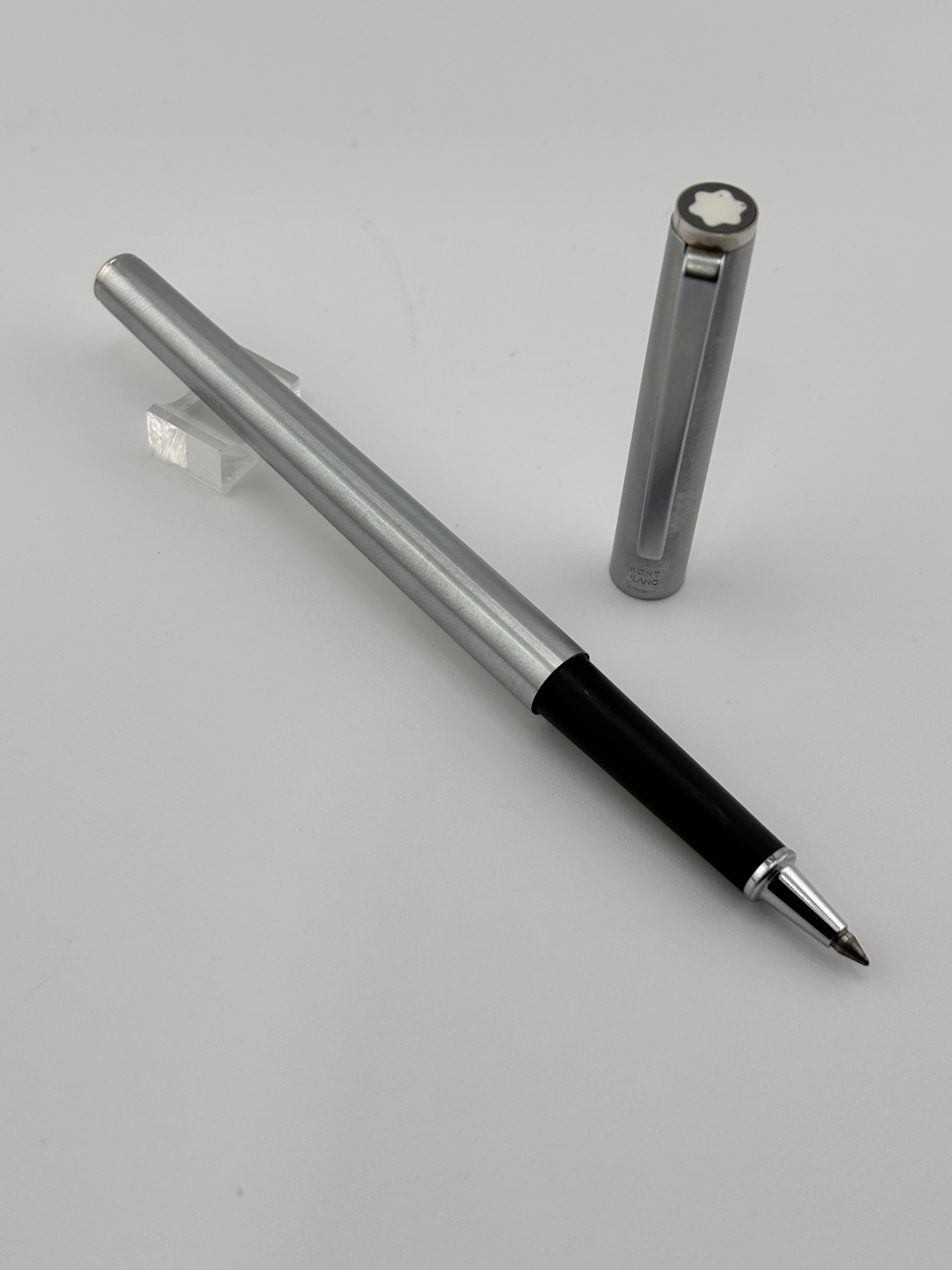 Montblanc stainless steel Slimline Roller Ball – Fountain Pen Hospital