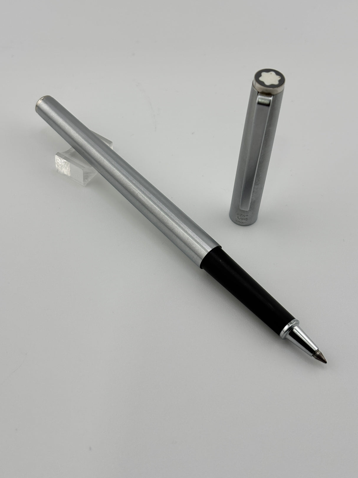 Montblanc stainless steel Slimline Roller Ball