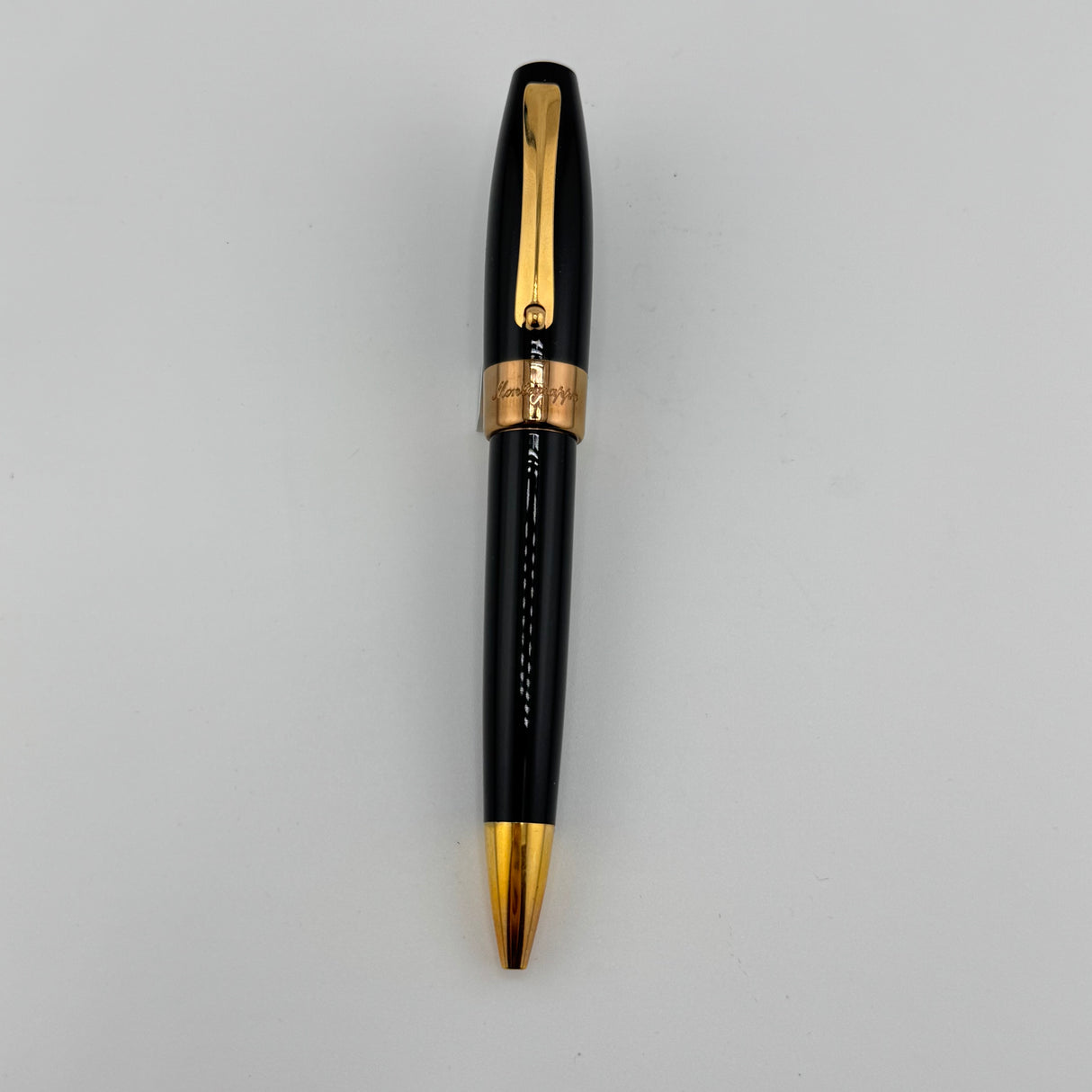 Montegrappa 1912 Fortuna Black rose gold trim  - Ball Pen