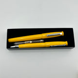 Jimmy's pick -Conklin Modern Victory Yellow Duo  Set  - Fountain Pen and Ball Pen