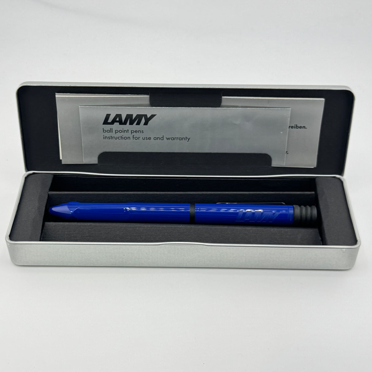 Lamy Penna A Sfera Safari Con Incisione Personalizzata – Impugnatura Ergonomic, Ricambio M63, Blu - 3