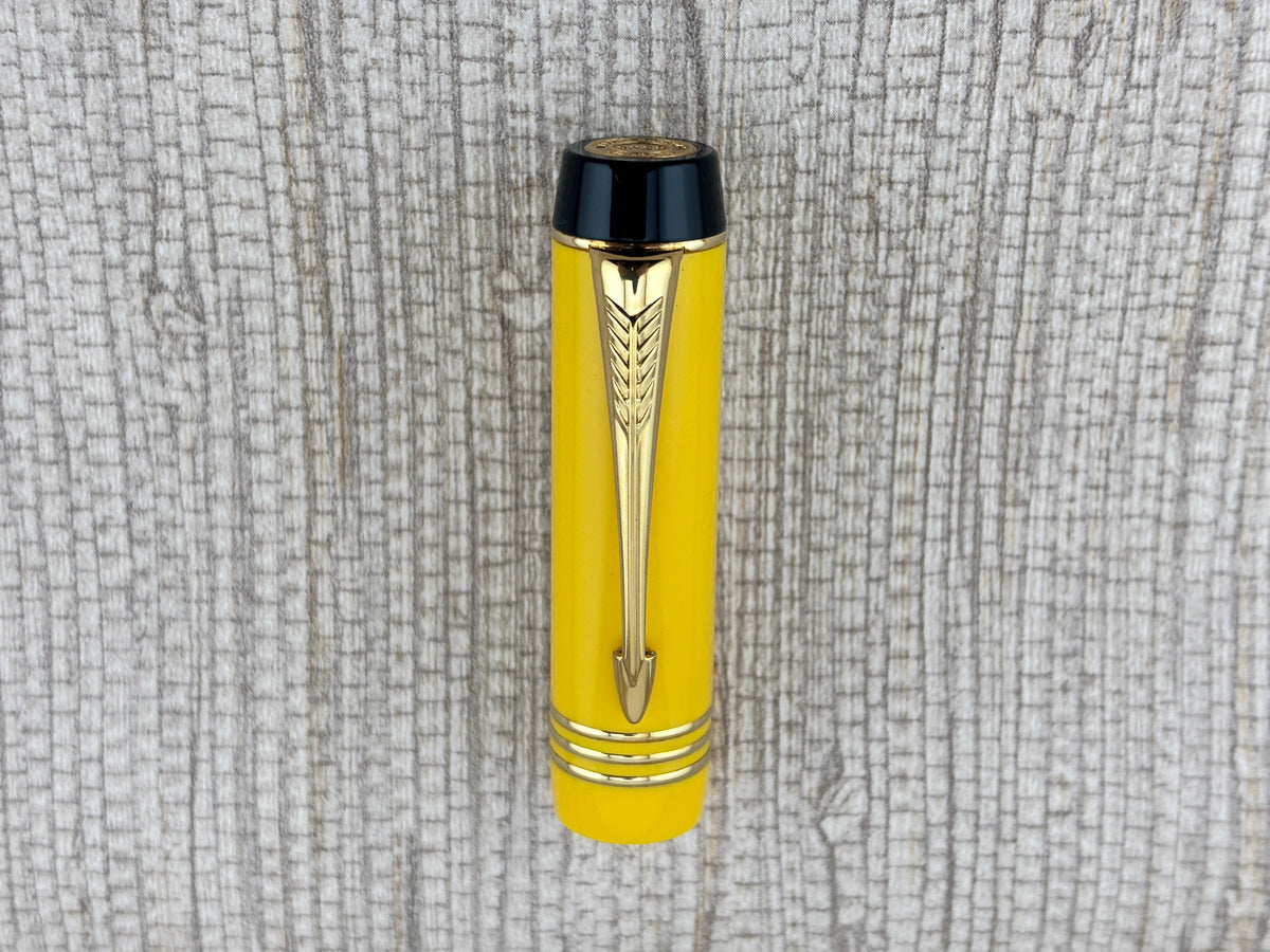 Parker Centennial Duofold Mandarin Yellow Limited Edition # 9628/10,000 - Fountain Pen