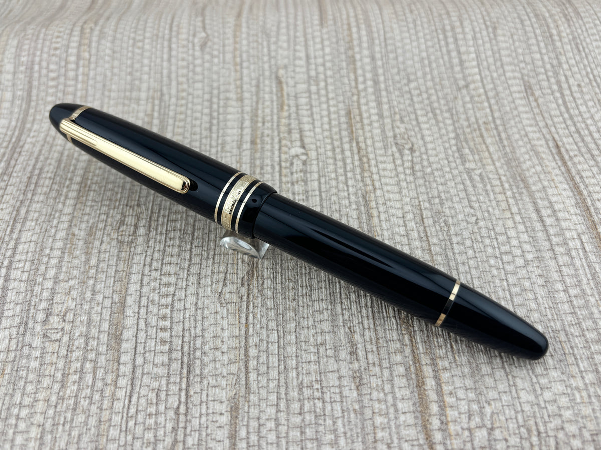Montblanc Meisterstuck 146 Black 1980's Fountain Pen - Medium 14kt Gold Nib