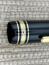 Montblanc Meisterstuck 146 Black 1980's Fountain Pen - Medium 14kt Gold Nib