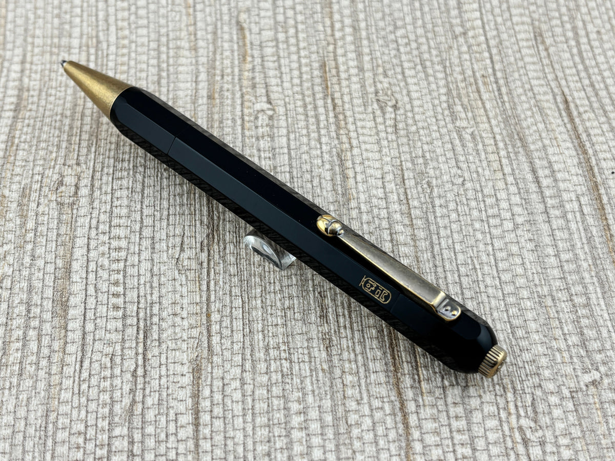 Montblanc Heritage Egyptomania Special Edition Sleek Black Octagonal Ballpoint Pen