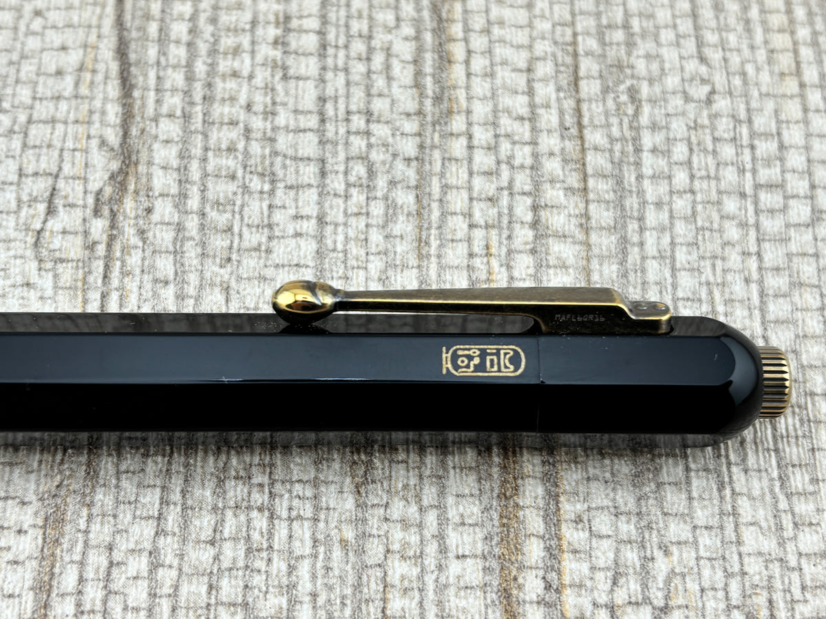 Montblanc Heritage Egyptomania Special Edition Sleek Black Octagonal Ballpoint Pen