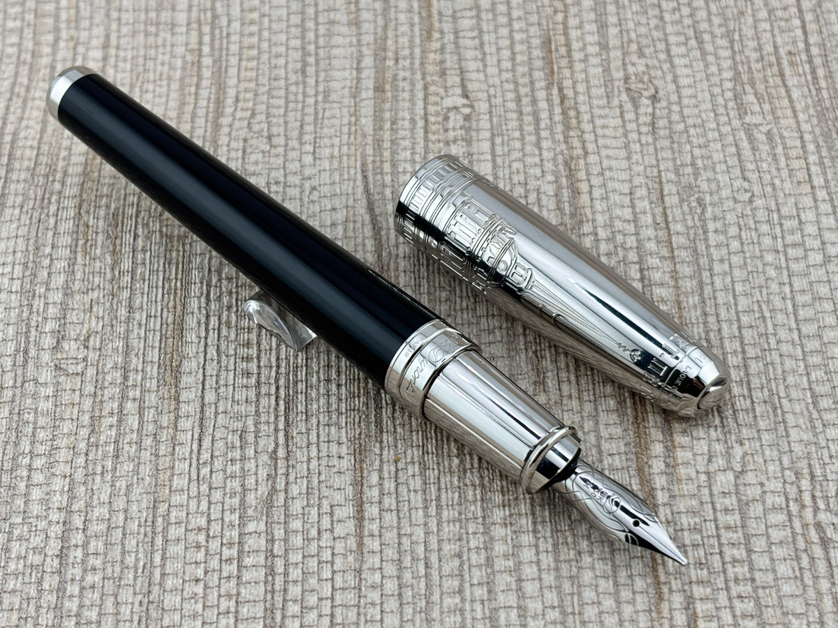 ST Dupont Large Orpheo 300th Anniversary of St. Petersburg Limited Edition Fountain Pen - Medium 18kt Gold Nib