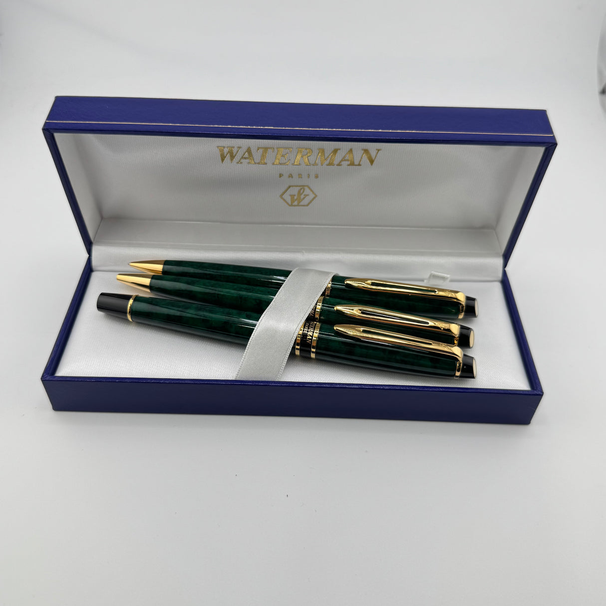 Waterman Expert ll Black set of 3 pens - Ballpoint Rollerball and Pencil