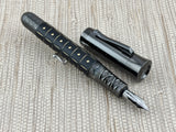 Graf Von Faber Castell Pen of the Year 2019 Black Samurai  Fountain Pen #052/330 - Medium 18kt Gold Nib