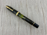 Conklin Nozac Green Saft Celluloid Limited Edition  Fountain Pen - Flexible Medium 14kt Gold Nib