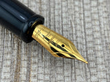 Conklin Nozac Green Saft Celluloid Limited Edition  Fountain Pen - Flexible Medium 14kt Gold Nib