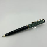 Pelikan K400 Marble Green Gold Trim- Ballpoint