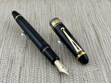 Pilot Custom 823 Black Smoke Fountain Pen - Medium 14kt Gold Nib