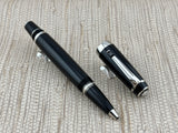 Montblanc Boheme Large Size Black Resin Rollerball - Black Onyx Stone in Clip