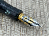 Rotring ("Red Ring" in German) Tintenkuli "1928" Celluloid Limited Edition Fountain Pen Celebrating 70 Years of Rotring Pen Production - Medium 18kt Gold Nib + an Interchangeable Stylographic Tubular Point