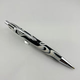 Laban "Mento" Black and White Marble  - Ballpoint