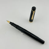 Pelikan M200 All Black Gold Trim - Rollerball