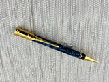 Parker Duofold Marbled Blue Mechanical Pencil 0.9mm (Circa 1992)