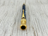 Parker Duofold Marbled Blue Mechanical Pencil 0.9mm (Circa 1992)