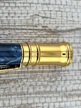 Parker Duofold Marbled Blue Mechanical Pencil 0.9mm (Circa 1992)