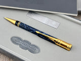 Parker Duofold Marbled Blue Mechanical Pencil 0.9mm (Circa 1992)