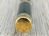 Aurora Dante Alighieri Green Lacquered Limited Edition Fountain Pen - Medium 18kt Gold Nib