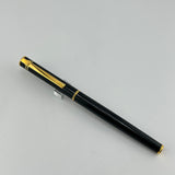 Vintage Diplomat Attache Black Gold Trim - Roller Ball