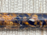 ASC Armando Simoni Club Ogiva Extra Blue Saffron Celluloid Special  Edition  Fountain Pen - Medium 18kt Gold Nib
