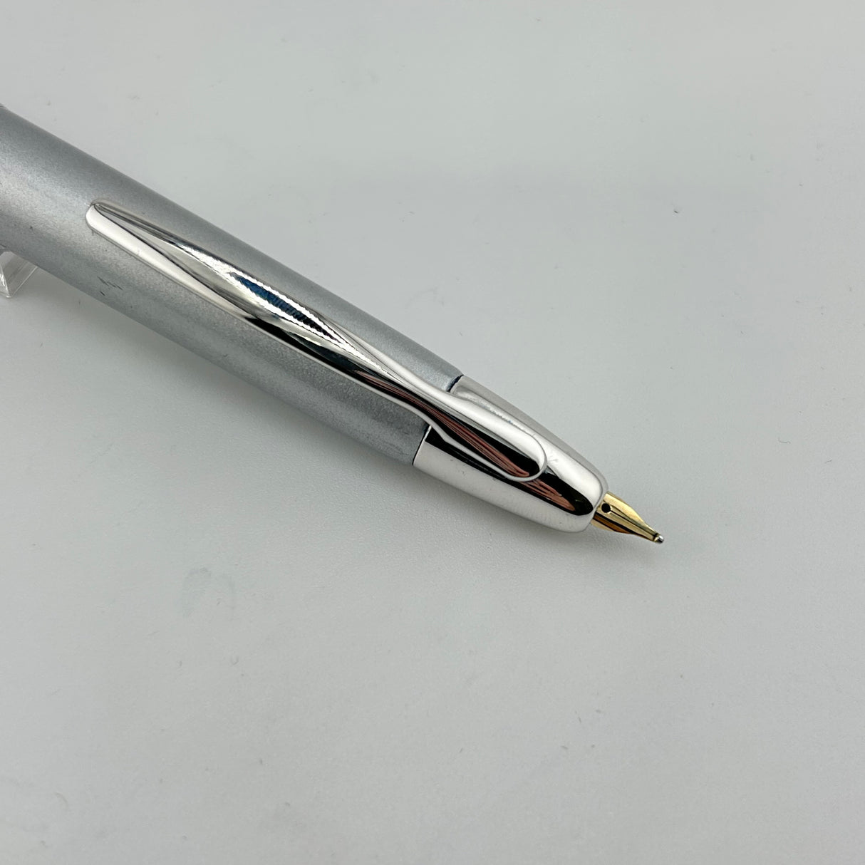 Pilot Vanishing Point Chrome Satin  Gold nib 14K - Fountain Pen
