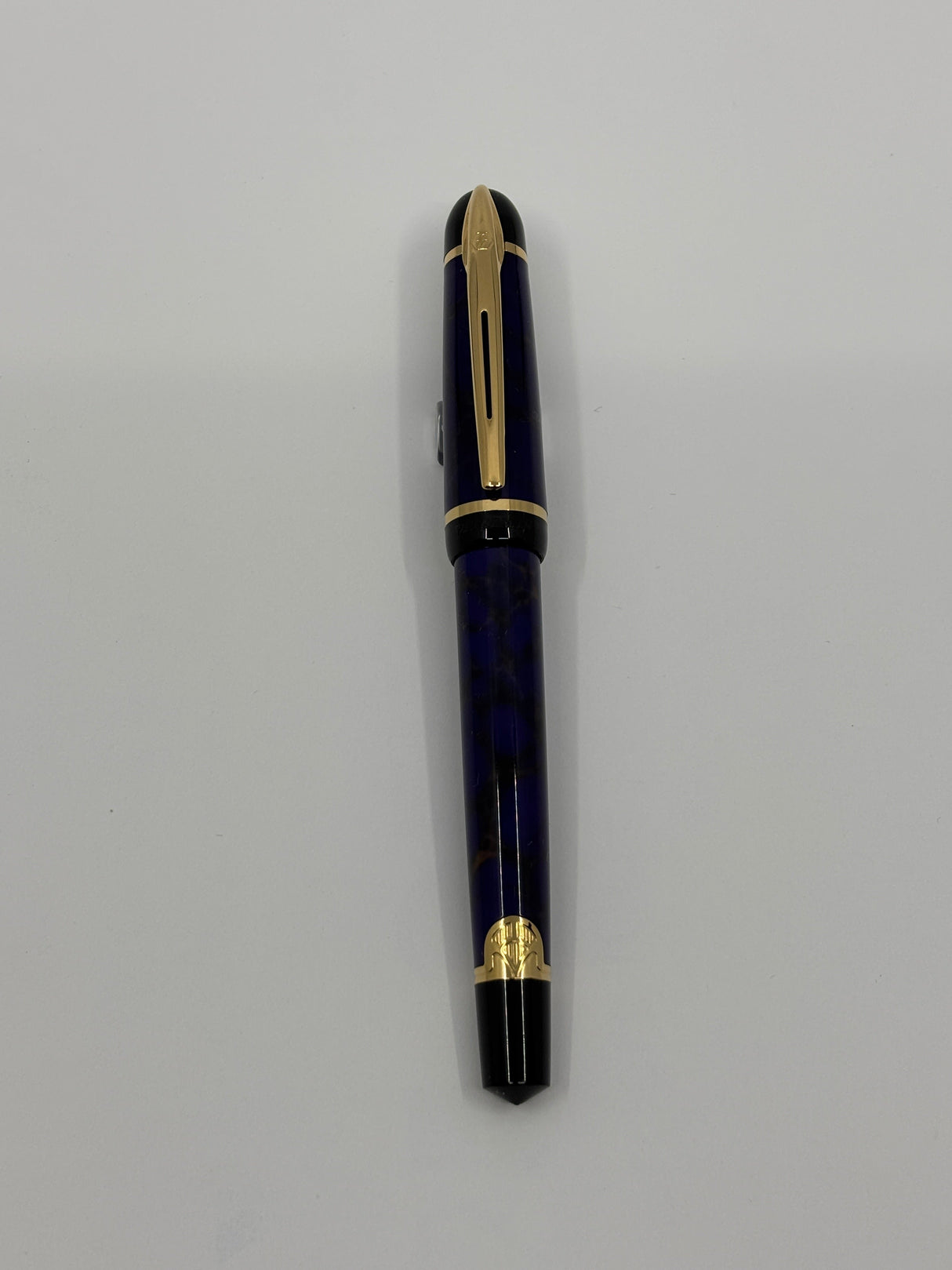 Waterman Phileas Purplish/Blue Marble (First Generation) Fountain Pen