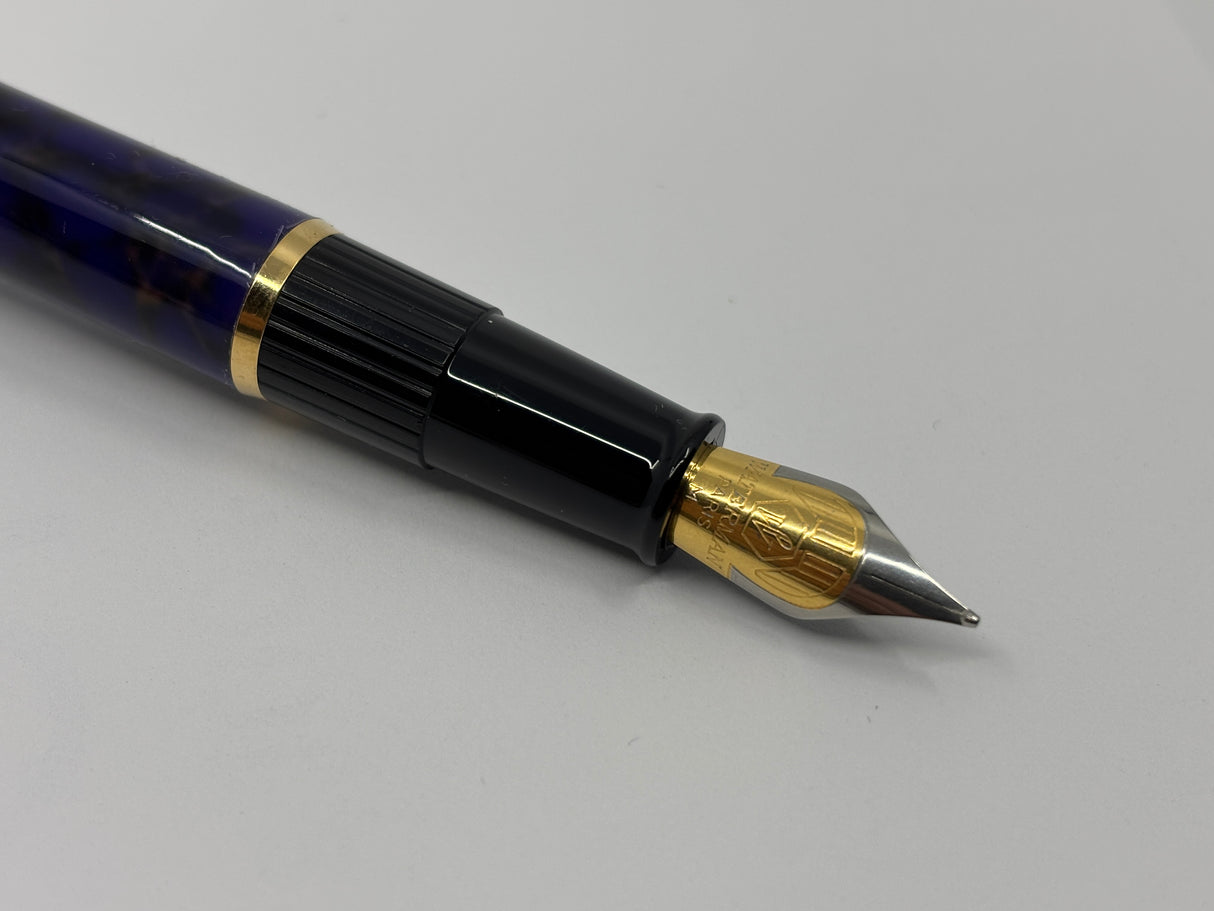 Waterman Phileas Purplish/Blue Marble (First Generation) Fountain Pen