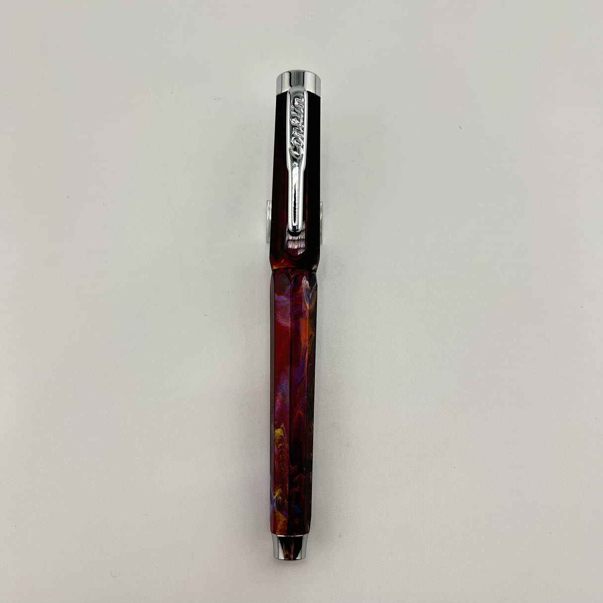 Conklin Nozac Toledo Red Faceted pen - Fountain Pen