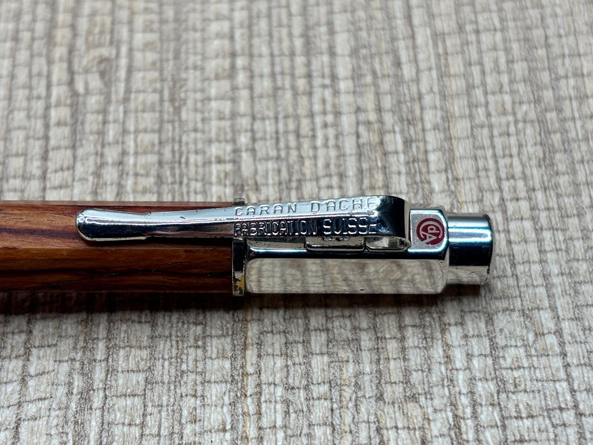 Caran D'ache Varius Metwood Rhodium Trim - Ballpoint Pen