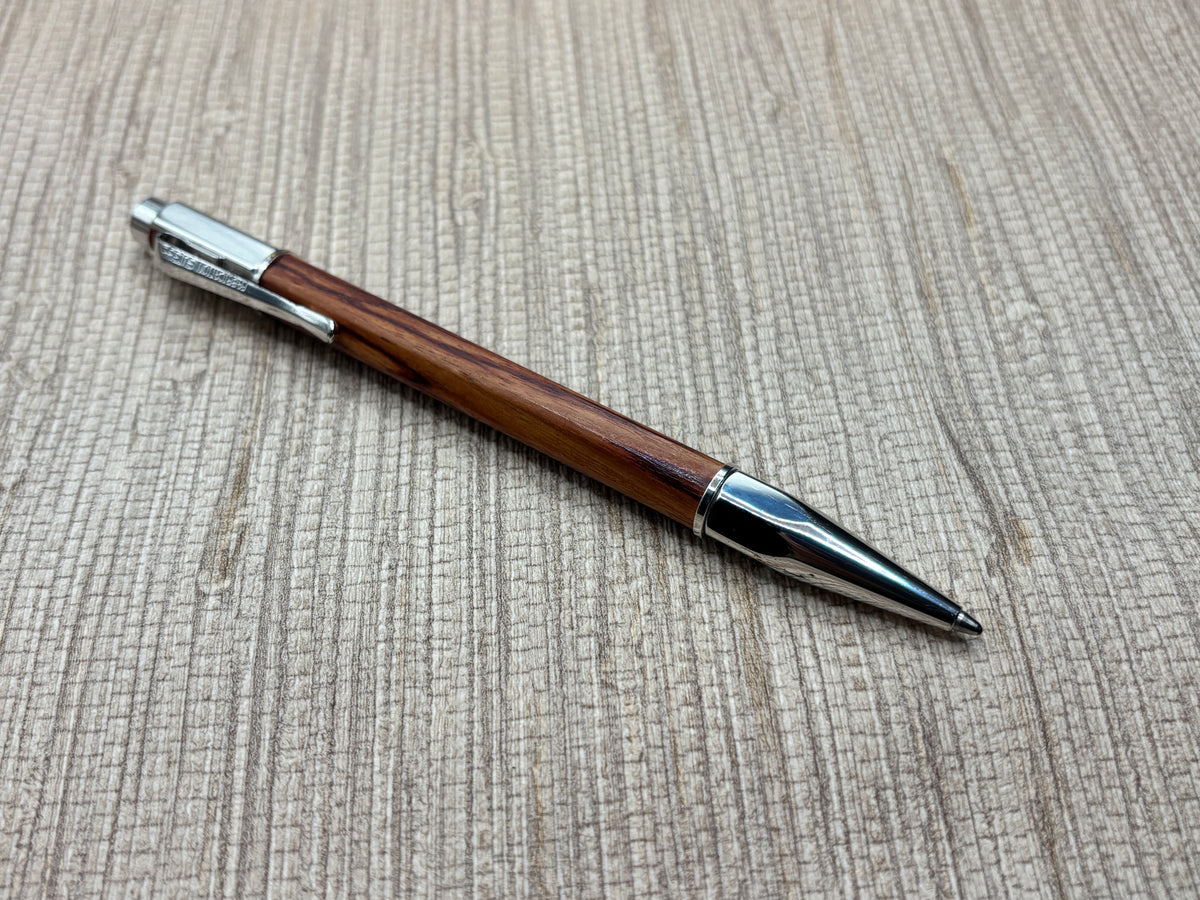 Caran D'ache Varius Metwood Rhodium Trim - Ballpoint Pen