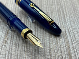 Omas Ogiva Navy Blue 14K Gold Nib - Fountain Pen