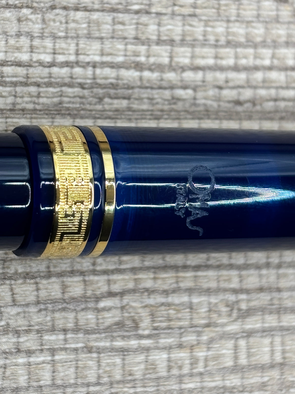 Omas Ogiva Navy Blue 14K Gold Nib - Fountain Pen