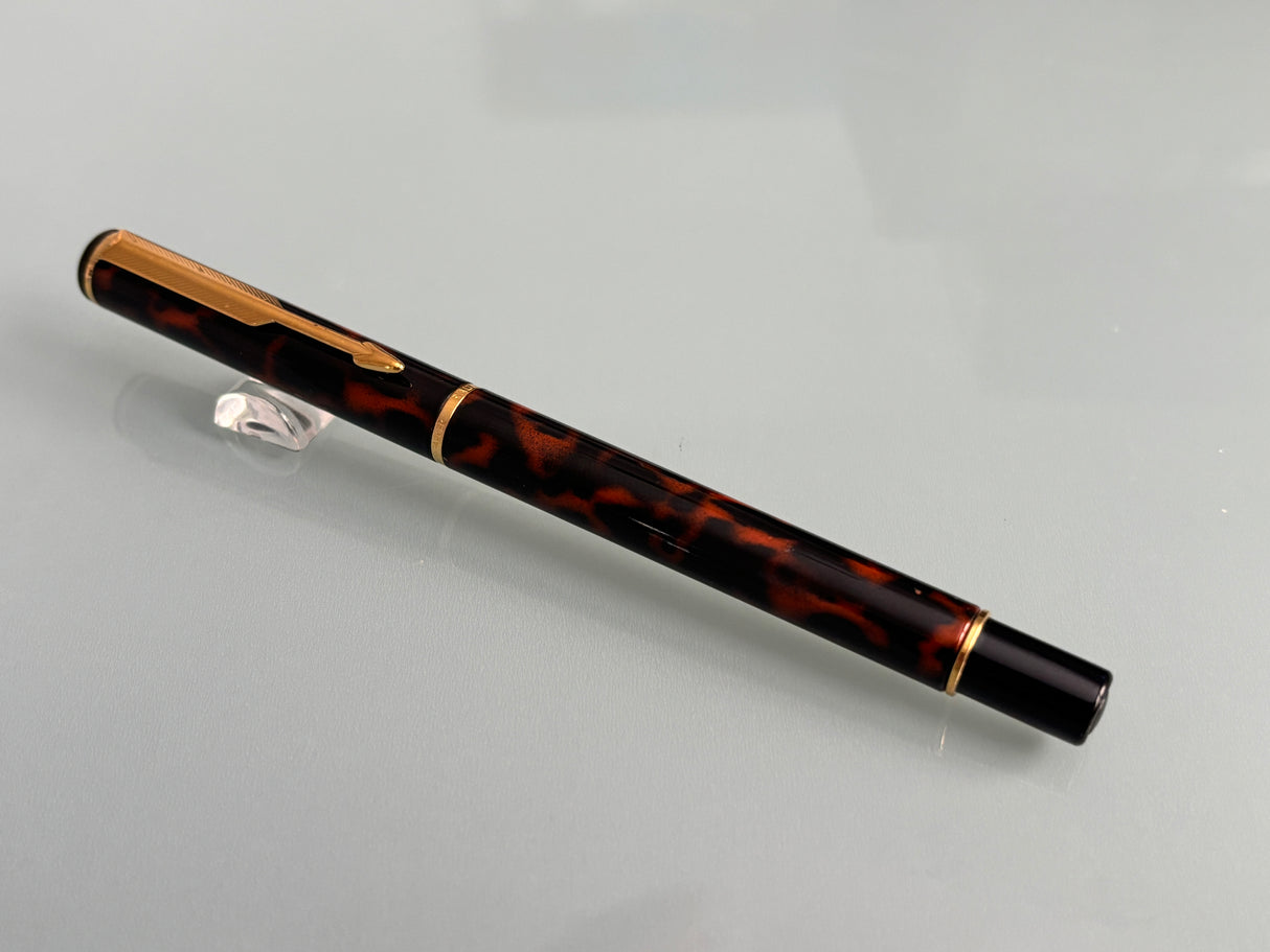 Parker Rialto Tortoise  - Made in UK - Roller Ball