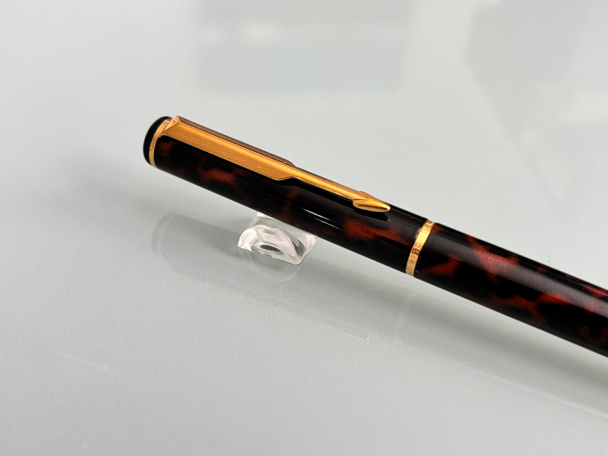 Parker Rialto Tortoise  - Made in UK - Roller Ball