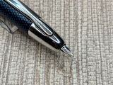 Pilot Vanishing Point Blue Carbonesque 18K Gold Nib -  Fountain Pen