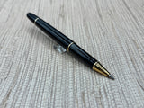 Montblanc Meisterstuck  Black Gold Trim - Rollerball Pen