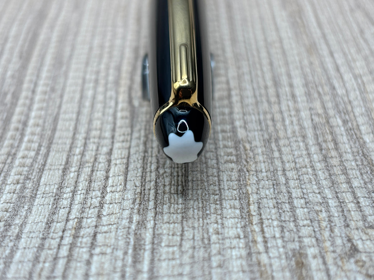 Montblanc Meisterstuck  Black Gold Trim - Rollerball Pen