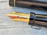PARKER Black Giant Fountain Pen - RARE!